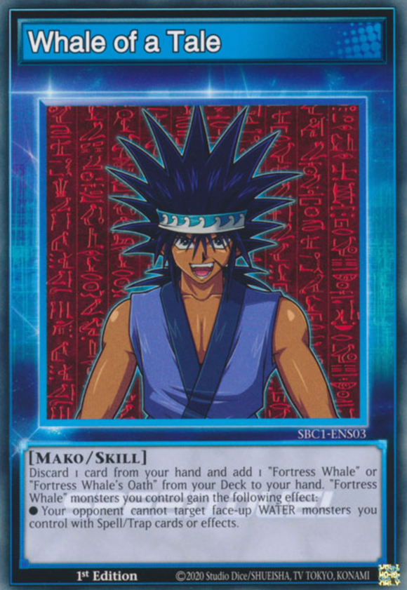 Whale of a Tale - SBC1-ENS03 - Common 1st Edition