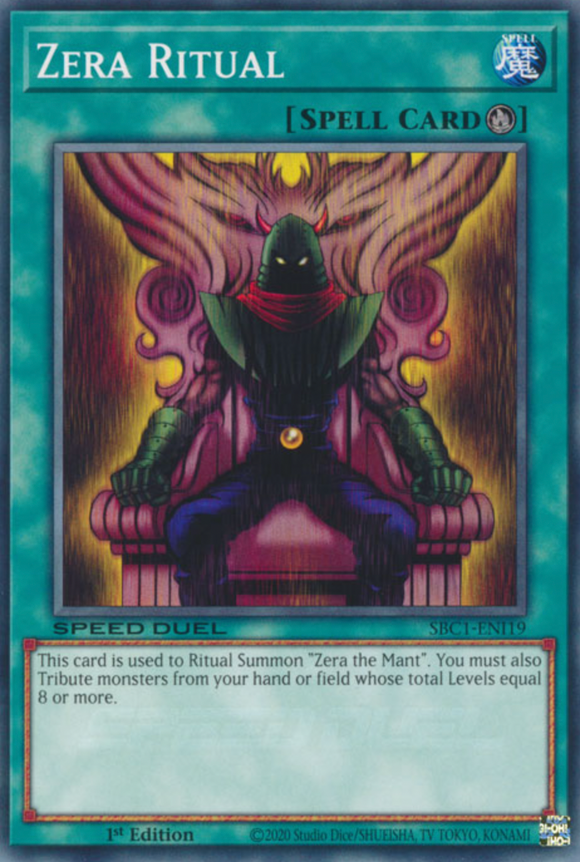Zera Ritual - SBC1-ENI19 - Common 1st Edition