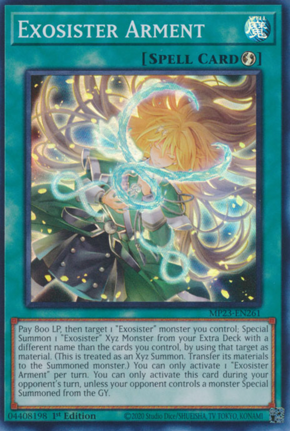 Exosister Arment - MP23-EN261 - Super Rare 1st Edition