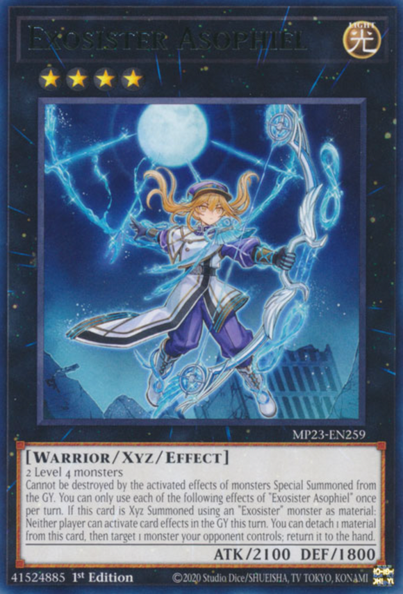 Exosister Asophiel - MP23-EN259 - Rare 1st Edition