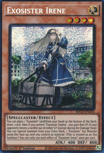 Exosister Irene - MP23-EN254 - Prismatic Secret Rare 1st Edition