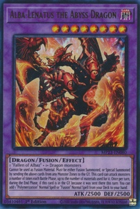 Alba-Lenatus the Abyss Dragon - MP23-EN080 - Ultra Rare 1st Edition