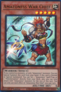 Amazoness War Chief - MP23-EN221 - Ultra Rare 1st Edition