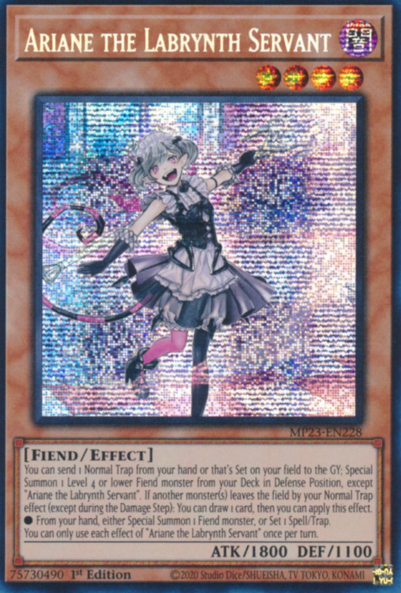 Ariane the Labrynth Servant - MP23-EN228 - Prismatic Secret Rare 1st Edition