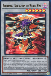 Blackwing - Boreastorm the Wicked Wind - MP23-EN188 - Ultra Rare 1st Edition