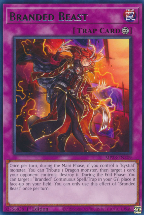 Branded Beast - MP23-EN209 - Rare 1st Edition