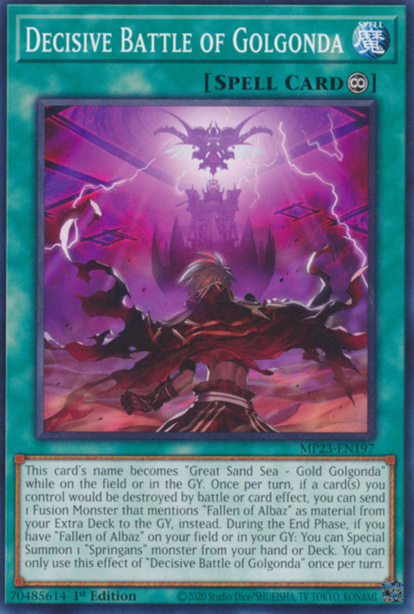 Decisive Battle of Golgonda - MP23-EN197 - Common 1st Edition