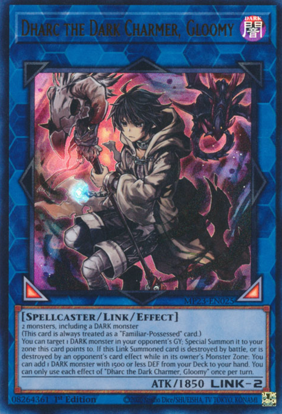 Dharc the Dark Charmer, Gloomy - MP23-EN025 - Ultra Rare 1st Edition