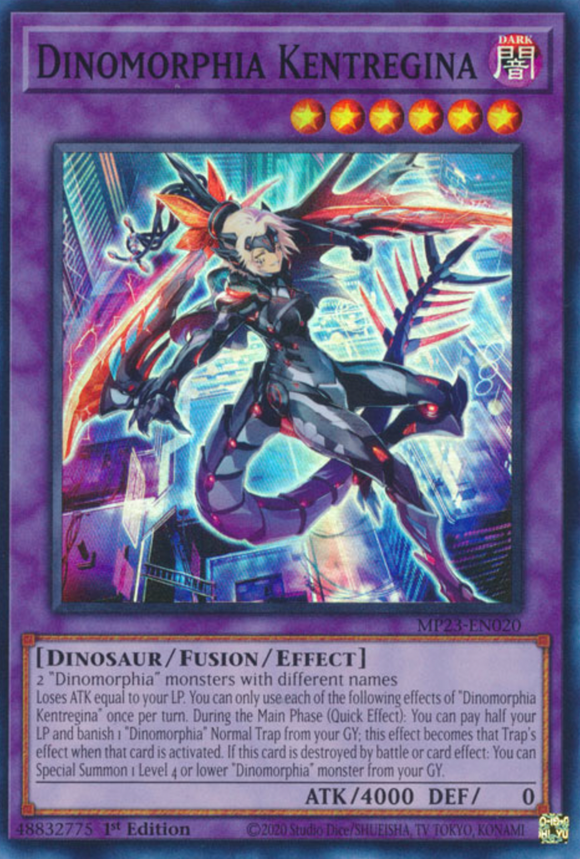 Dinomorphia Kentregina - MP23-EN020 - Super Rare 1st Edition