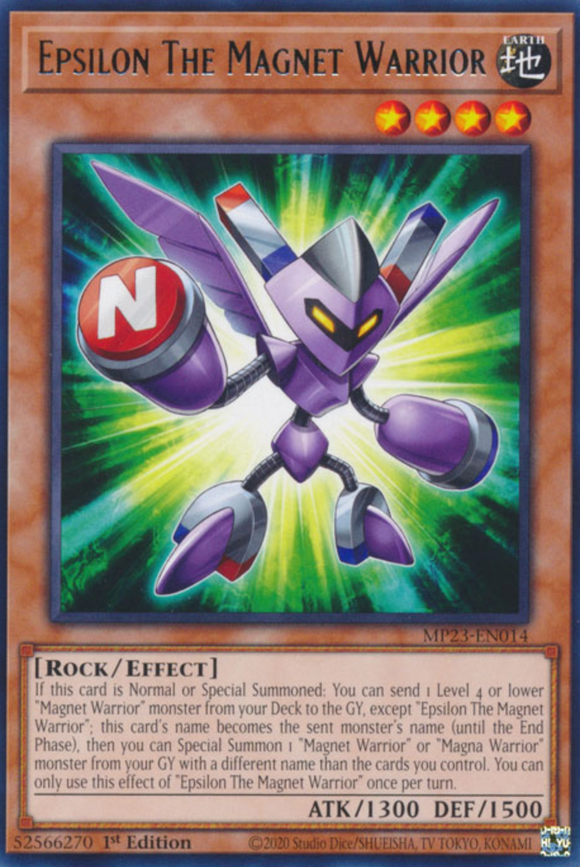 Epsilon The Magnet Warrior - MP23-EN014 - Rare 1st Edition