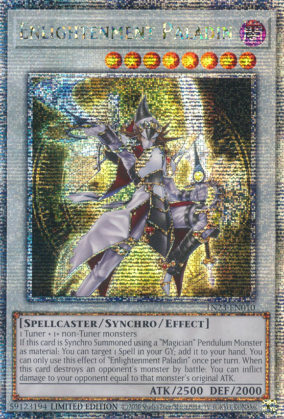 Enlightenment Paladin - TN23-EN010 - Quarter Century Rare 1st Edition