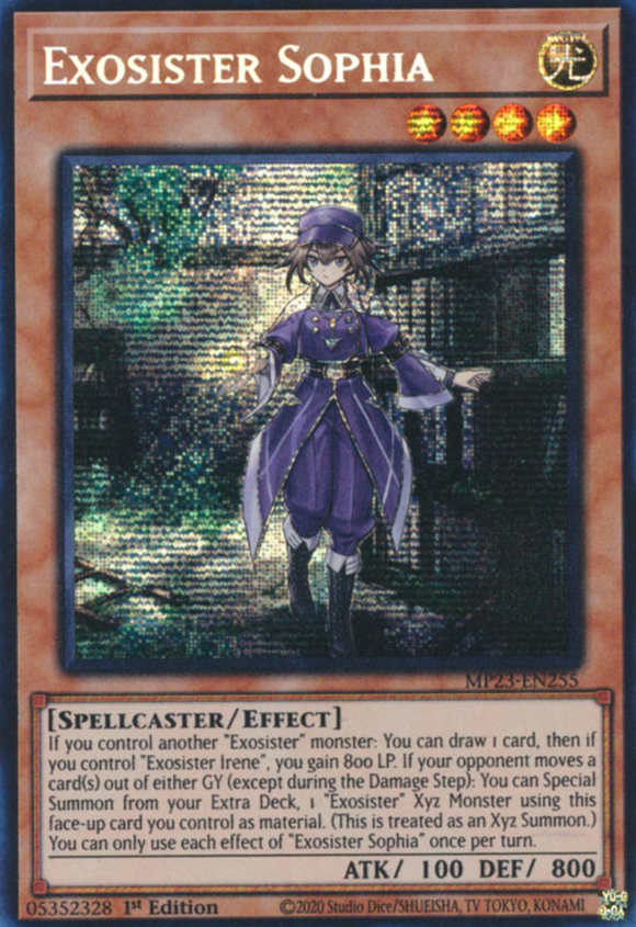 Exosister Sophia - MP23-EN255 - Prismatic Secret Rare 1st Edition