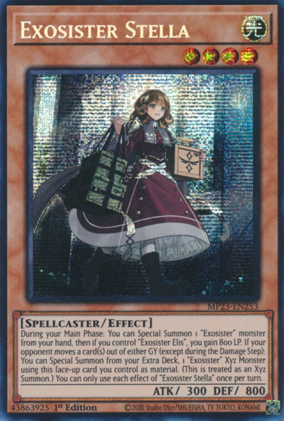 Exosister Stella - MP23-EN253 - Prismatic Secret Rare 1st Edition