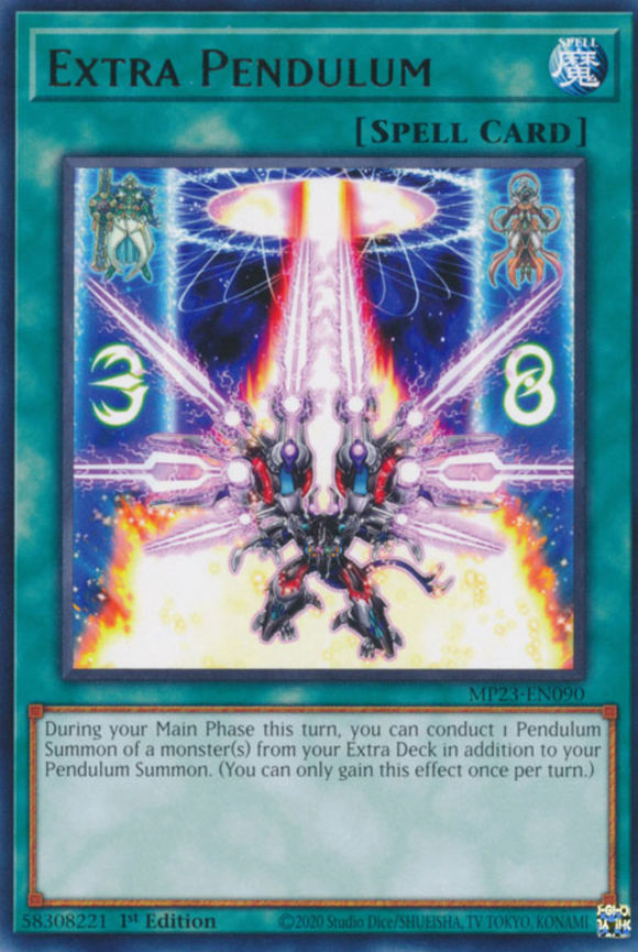 Extra Pendulum - MP23-EN090 - Rare 1st Edition