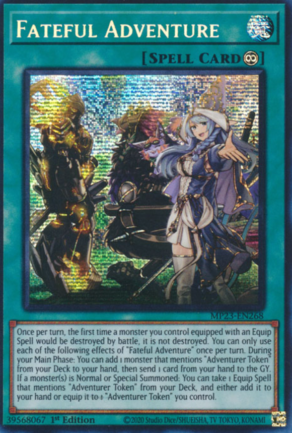 Fateful Adventure - MP23-EN268 - Prismatic Secret Rare 1st Edition