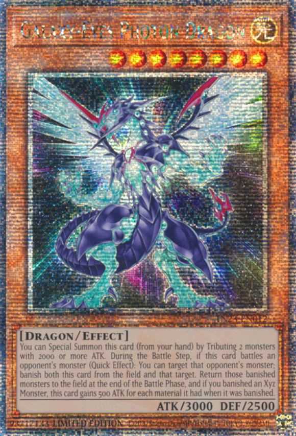 Galaxy-Eyes Photon Dragon - TN23-EN012 - Quarter Century Rare 1st Edition