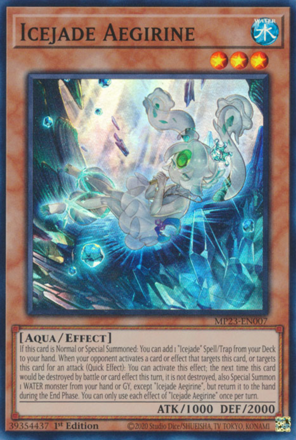 Icejade Aegirine - MP23-EN007 - Super Rare 1st Edition