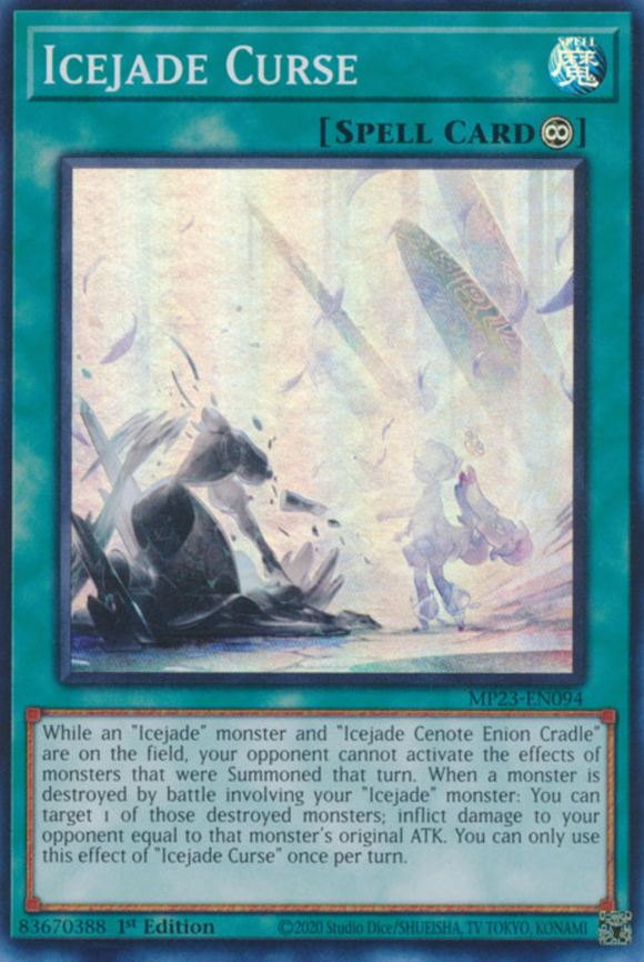 Icejade Curse - MP23-EN094 - Super Rare 1st Edition