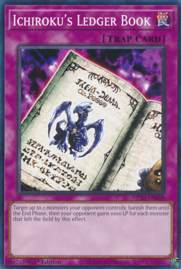 Ichiroku's Ledger Book - MP23-EN108 - Common 1st Edition