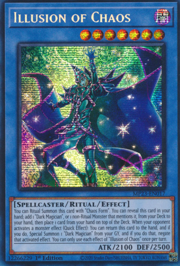 Illusion of Chaos - MP23-EN017 - Prismatic Secret Rare 1st Edition