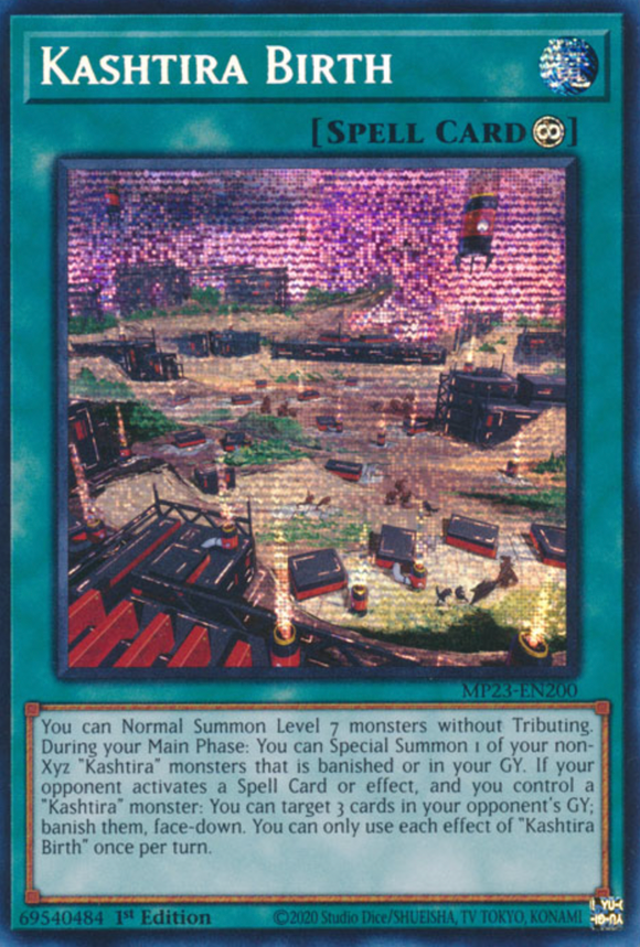 Kashtira Birth - MP23-EN200 - Prismatic Secret Rare 1st Edition
