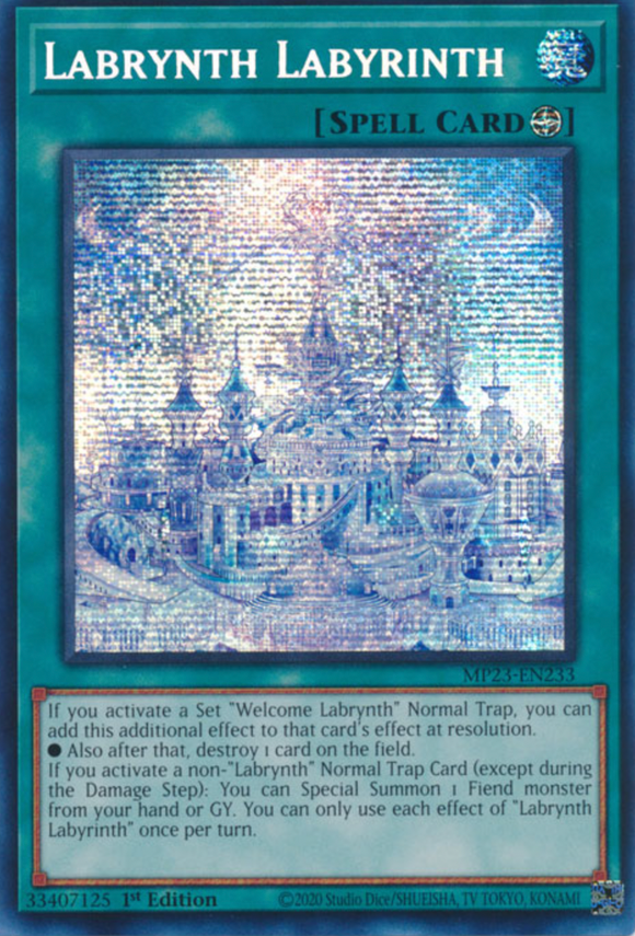 Labrynth Labyrinth - MP23-EN233 - Prismatic Secret Rare 1st Edition