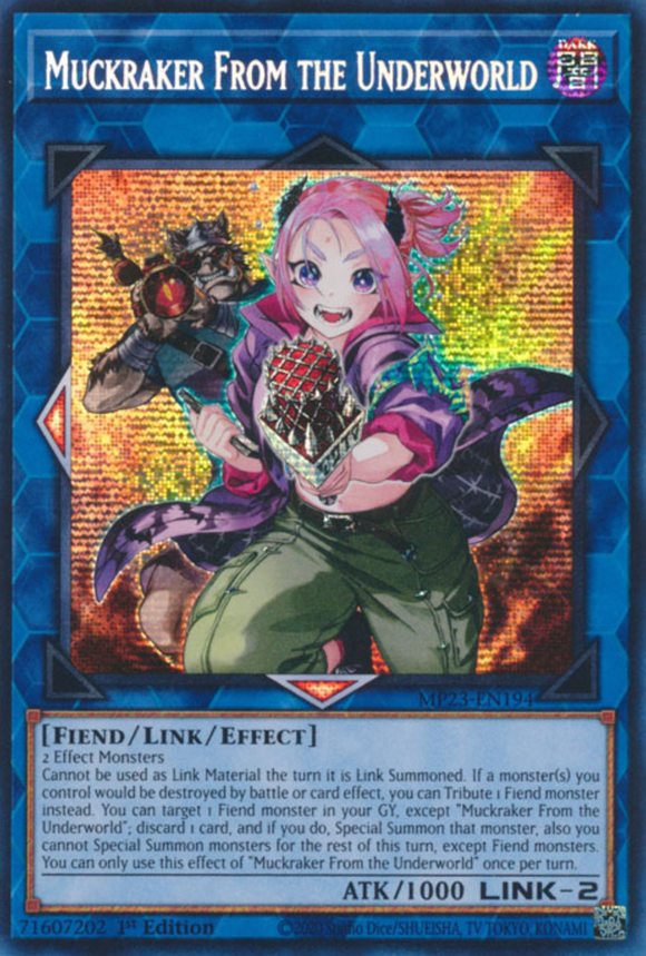 Muckraker From the Underworld - MP23-EN194 - Prismatic Secret Rare 1st Edition