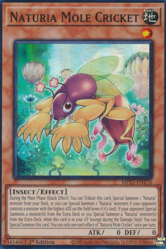 Naturia Mole Cricket - MP23-EN170 - Super Rare 1st Edition