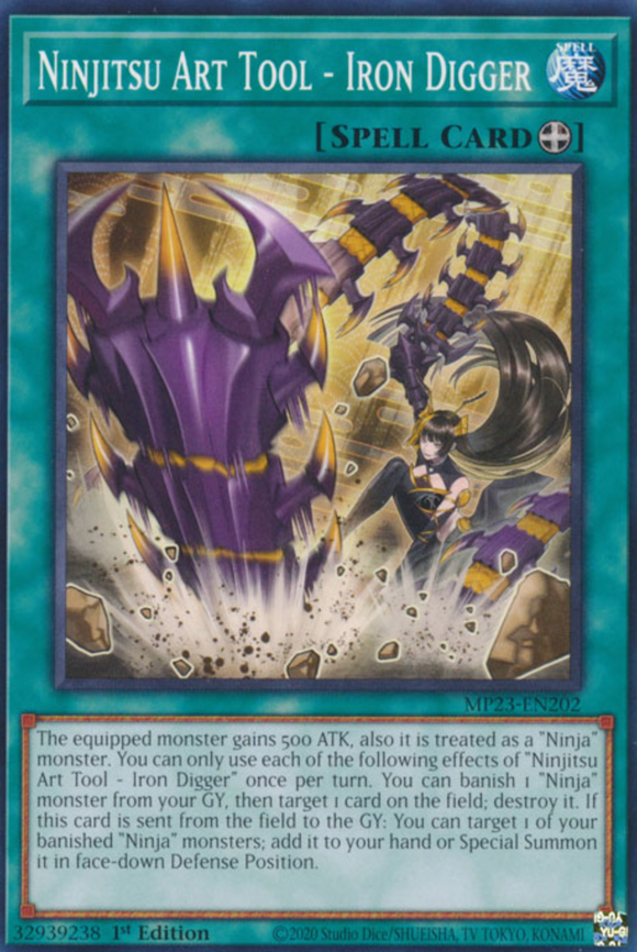 Ninjitsu Art Tool - Iron Digger - MP23-EN202 - Common 1st Edition