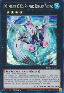 Number C32: Shark Drake Veiss - MP23-EN279 - Super Rare 1st Edition