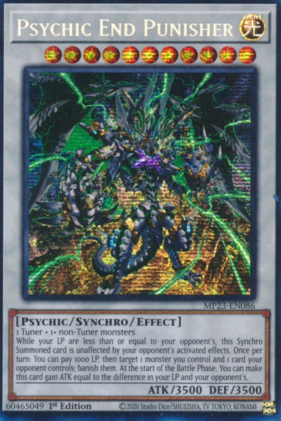 Psychic End Punisher - MP23-EN086 - Prismatic Secret Rare 1st Edition