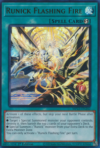 Runick Flashing Fire - MP23-EN242 - Ultra Rare 1st Edition