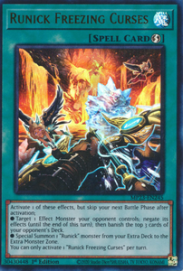 Runick Freezing Curses - MP23-EN245 - Ultra Rare 1st Edition