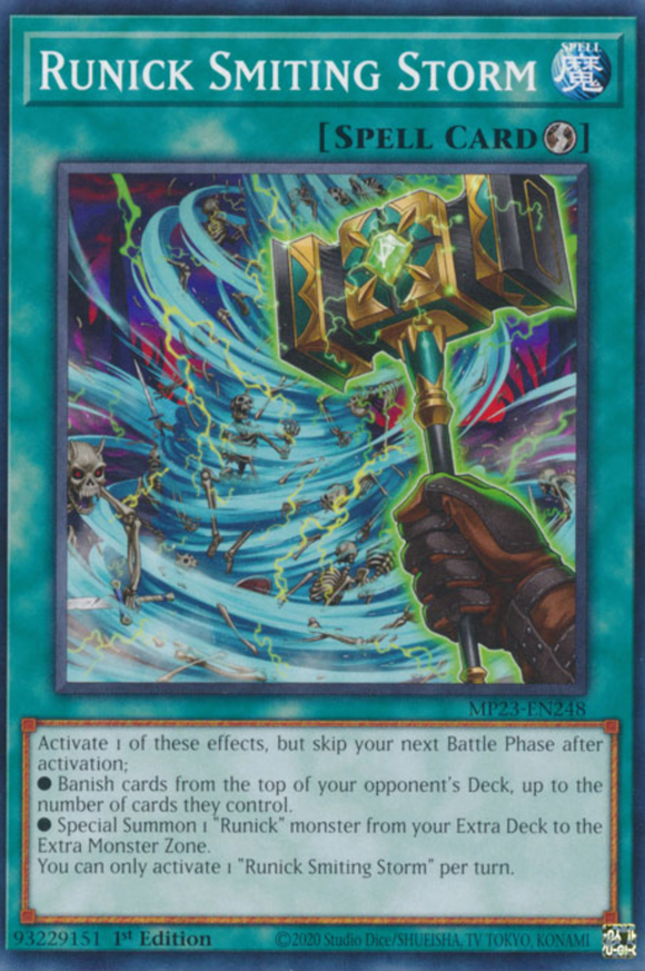 Runick Smiting Storm - MP23-EN248 - Common 1st Edition
