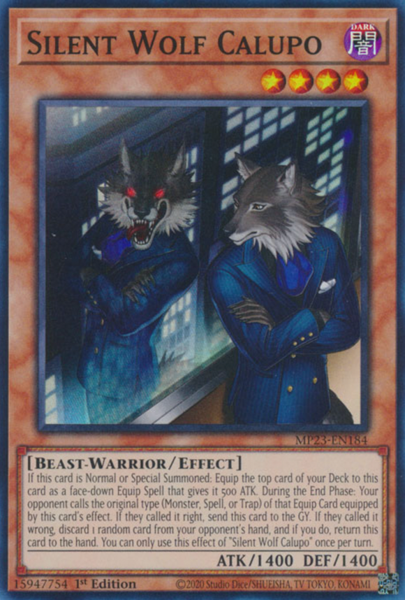 Silent Wolf Calupo - MP23-EN184 - Super Rare 1st Edition