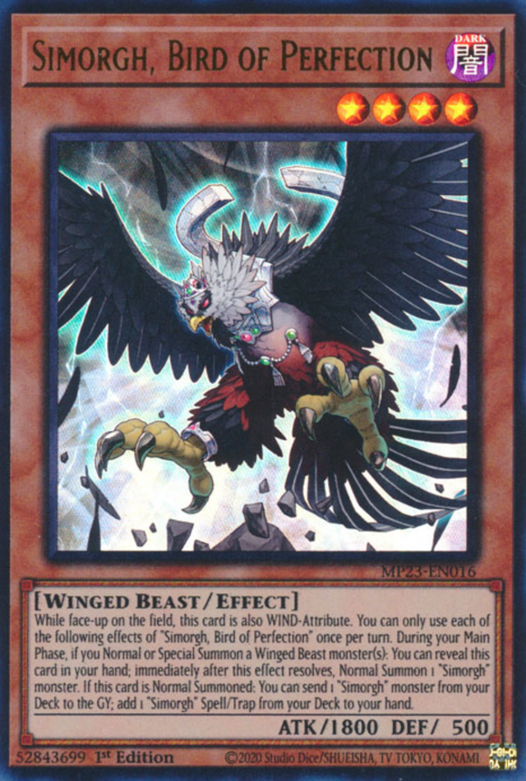 Simorgh, Bird of Perfection - MP23-EN016 - Ultra Rare 1st Edition