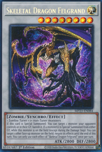 Skeletal Dragon Felgrand - MP23-EN084 - Prismatic Secret Rare 1st Edition