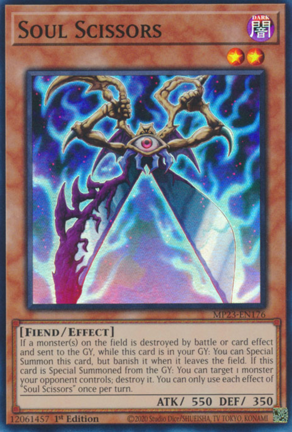 Soul Scissors - MP23-EN176 - Super Rare 1st Edition