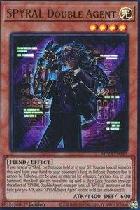 SPYRAL Double Agent - MP23-EN283 - Ultra Rare 1st Edition