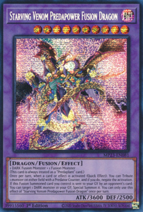 Starving Venom Predapower Fusion Dragon - MP23-EN081 - Prismatic Secret Rare 1st Edition