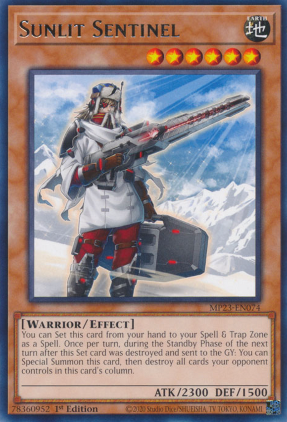 Sunlit Sentinel - MP23-EN074 - Rare 1st Edition