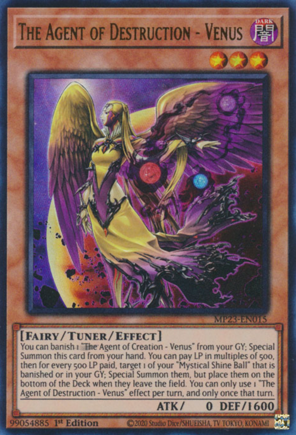 The Agent of Destruction - Venus - MP23-EN015 - Ultra Rare 1st Edition