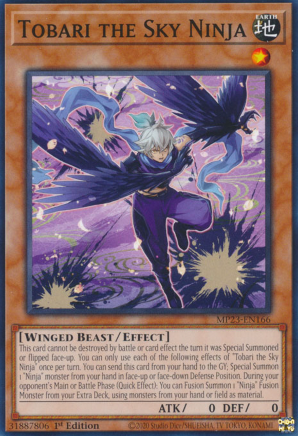 Tobari the Sky Ninja - MP23-EN166 - Common 1st Edition