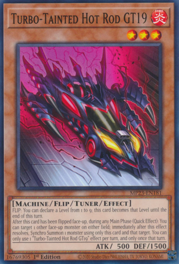 Turbo-Tainted Hot Rod GT19 - MP23-EN181 - Common 1st Edition
