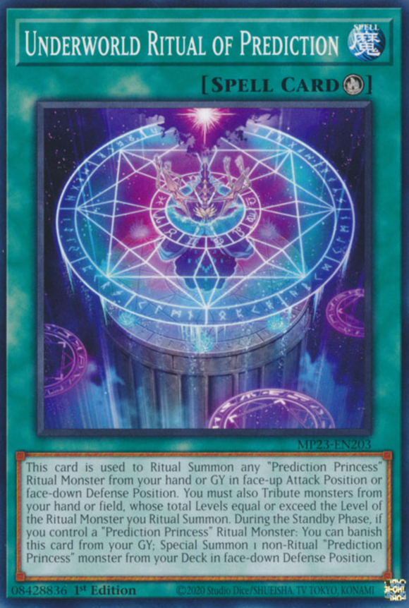 Underworld Ritual of Prediction - MP23-EN203 - Common 1st Edition