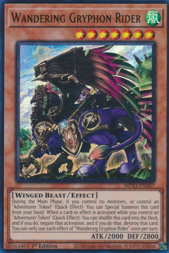Wandering Gryphon Rider - MP23-EN267 - Ultra Rare 1st Edition