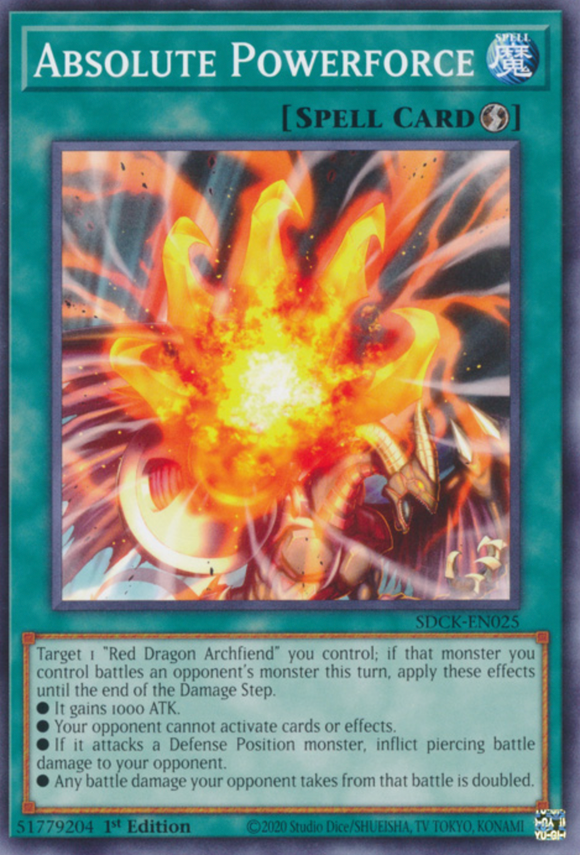 Absolute Powerforce - SDCK-EN025 - Common 1st Edition