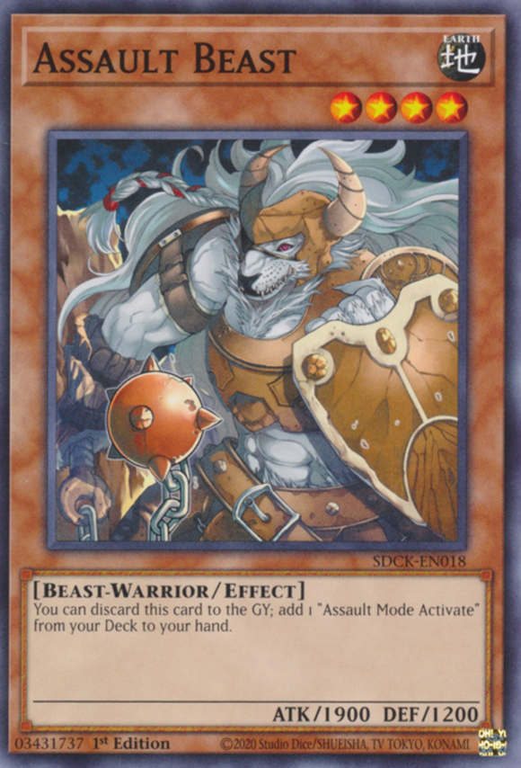 Assault Beast - SDCK-EN018 - Common 1st Edition