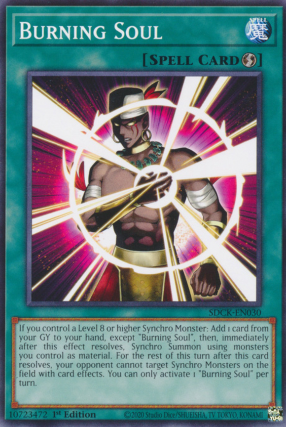 Burning Soul - SDCK-EN030 - Common 1st Edition
