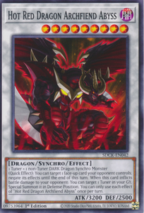 Hot Red Dragon Archfiend Abyss - SDCK-EN042 - Common 1st Edition